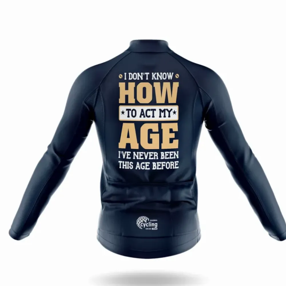 Act My Age Cycling Bibs Breathable Navy/Gold/White