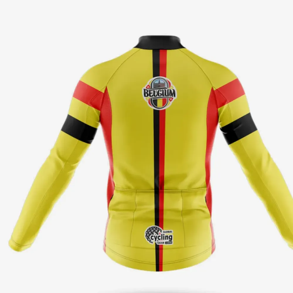 Belgium Flag National Cycling Kit Full Set Yellow/Red/Black