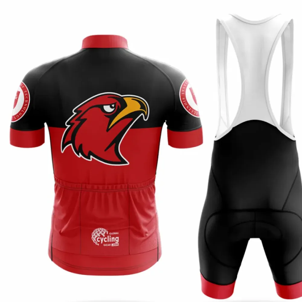 Illinois Institute of Technology Cycling Kit Full Set Ver.2 Eagle Red/Black/White