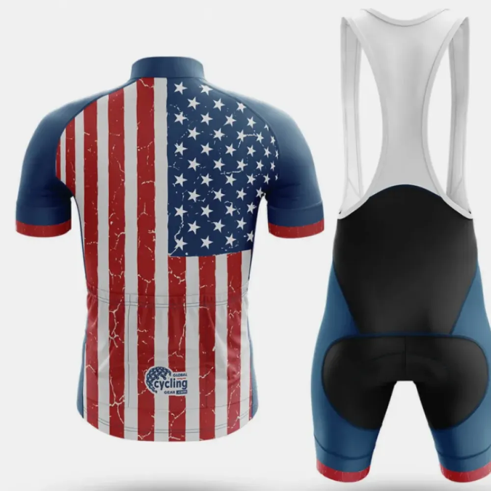 Cycling Kit Stars & Stripes Navy/Red/White