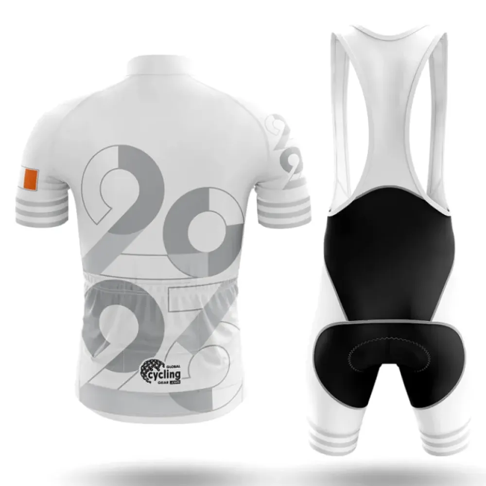Cycling Bibs Ireland 2023 White/Black/Green