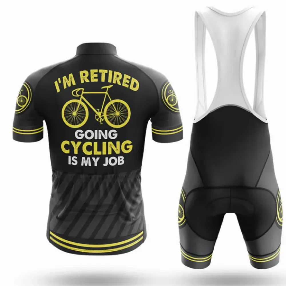 Global Cycling Club Retired Cyclist Black/Yellow/White
