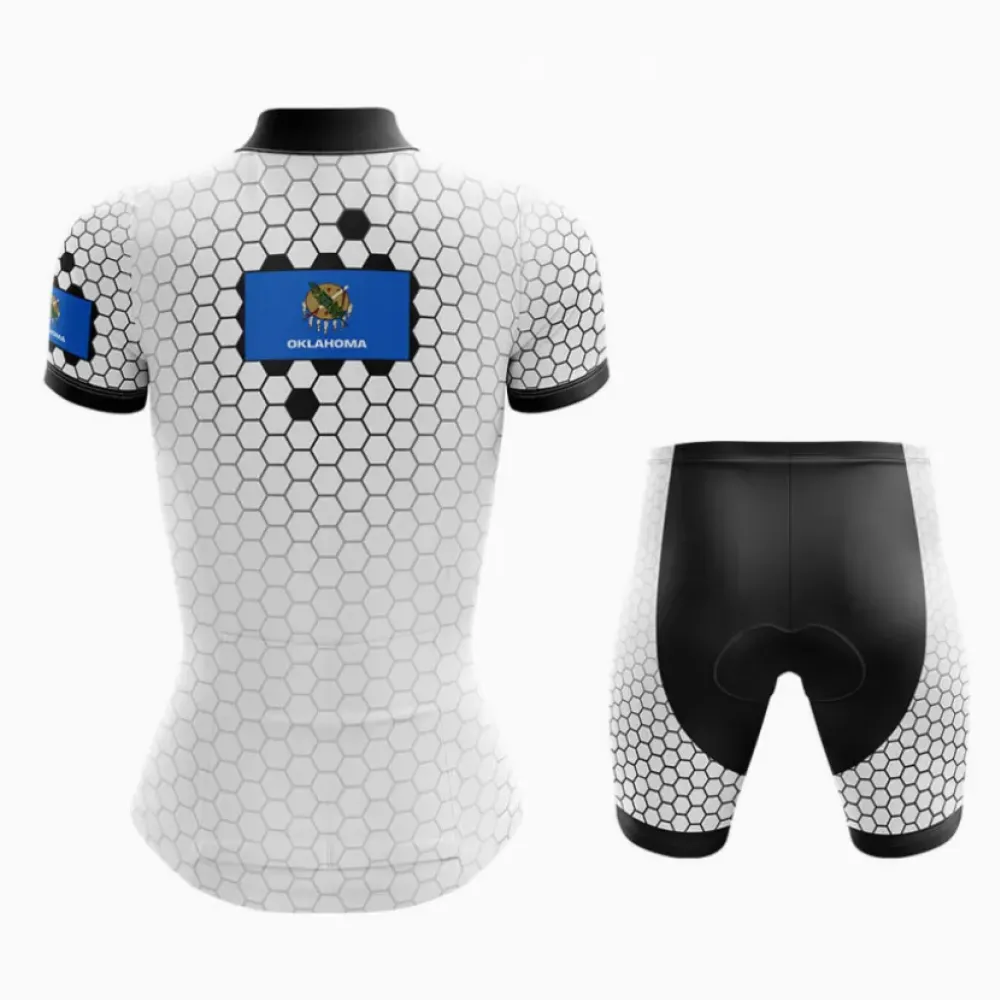 Oklahoma V7 Cycling Shorts Black/White/Grey