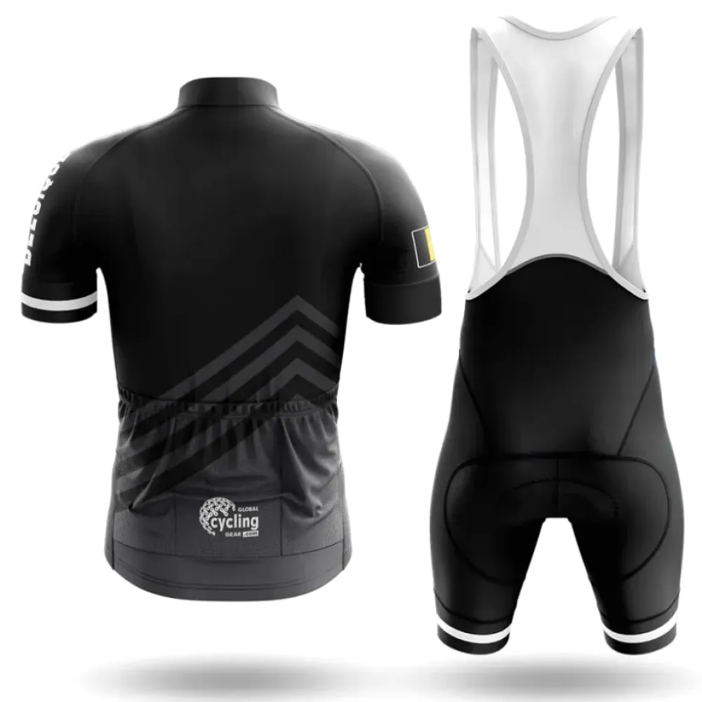 Belgique S5 Black Cycling Kit Full Set Black/White/Grey