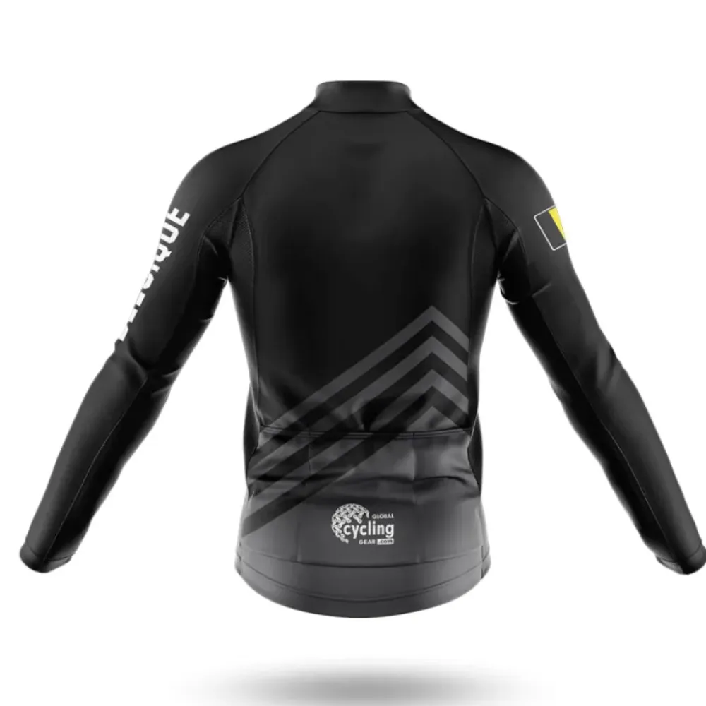 Belgique S5 Black Cycling Kit Full Set Black/White/Grey