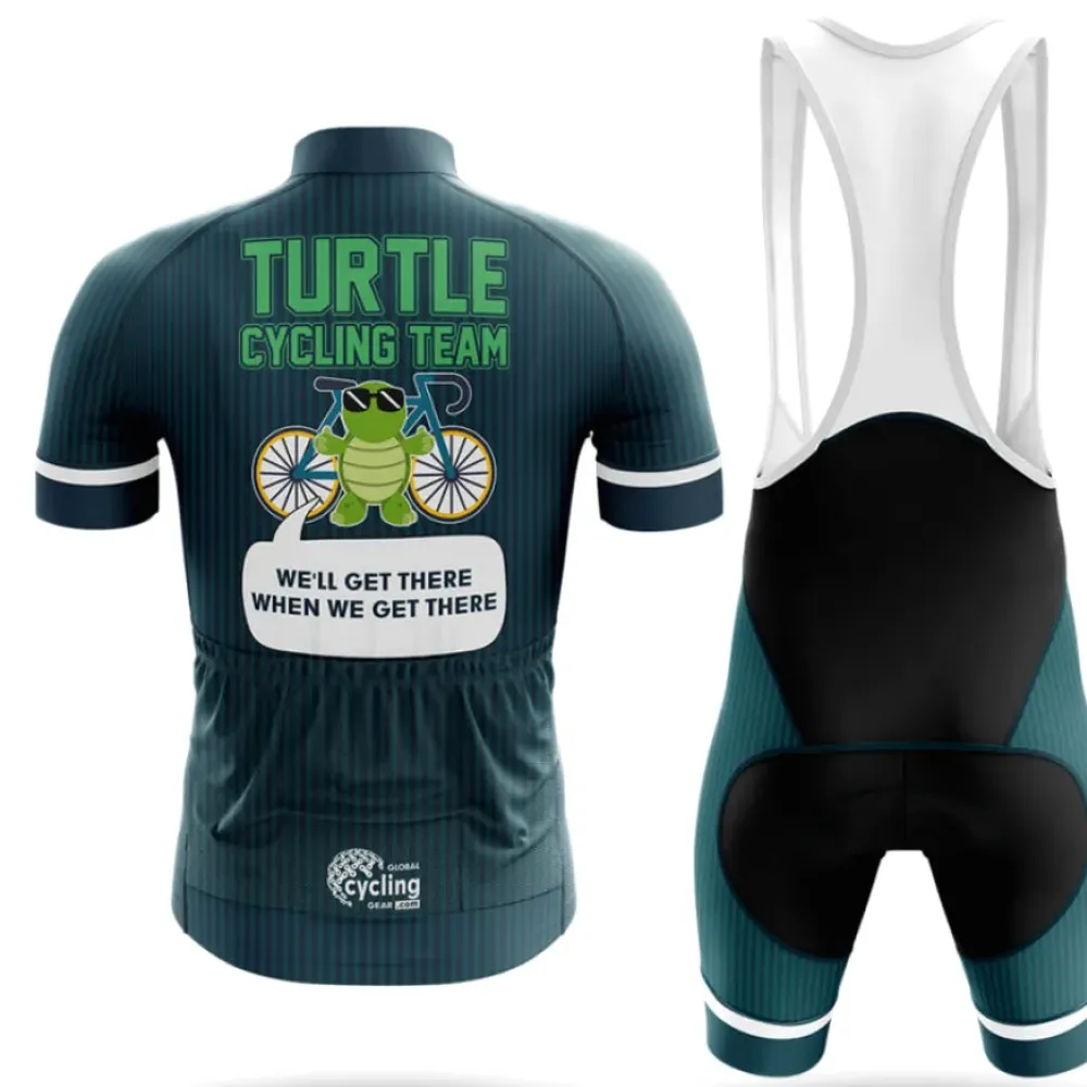 Turtle Cycling Team V6 Breathable Teal/White/Black