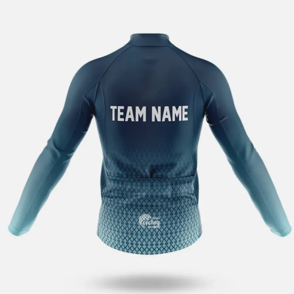 Cycling Bibs Custom Team Name Navy/White/Black