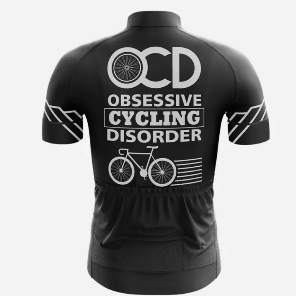 Obsessive Cycling Disorder Jersey Black/White/Grey