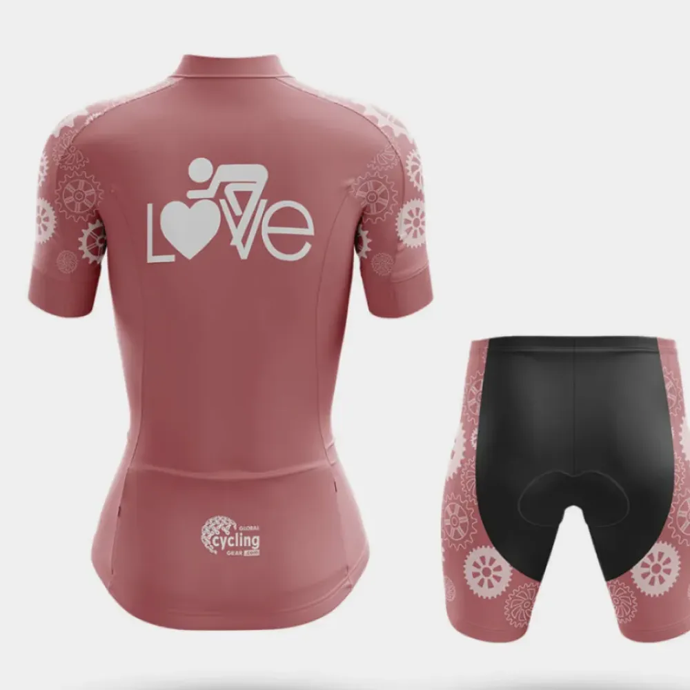 Cycling Lover Full Set Pink/Black/Grey