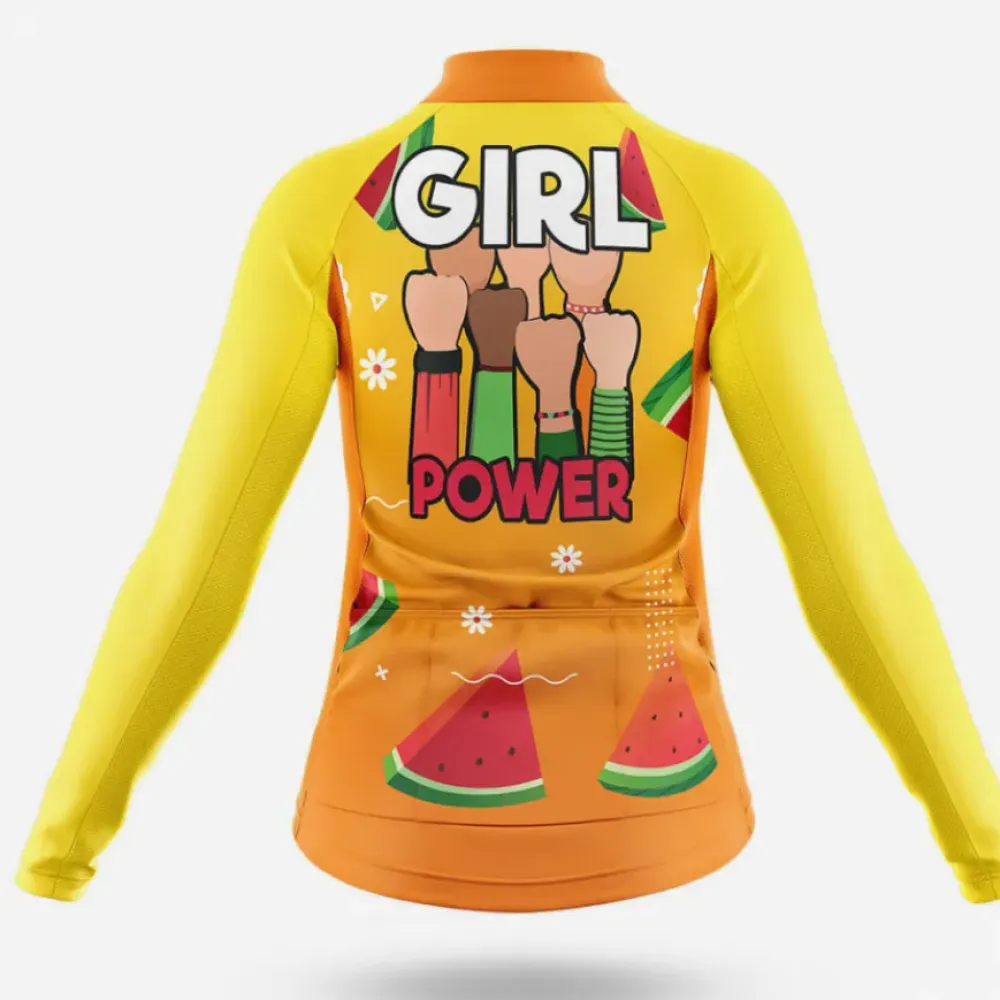 Girl Power Shorts Padded Yellow/Orange/Black