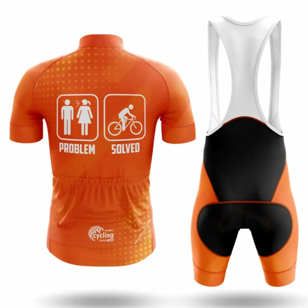 Cycling Jersey Problem Solved Orange/Yellow/Red