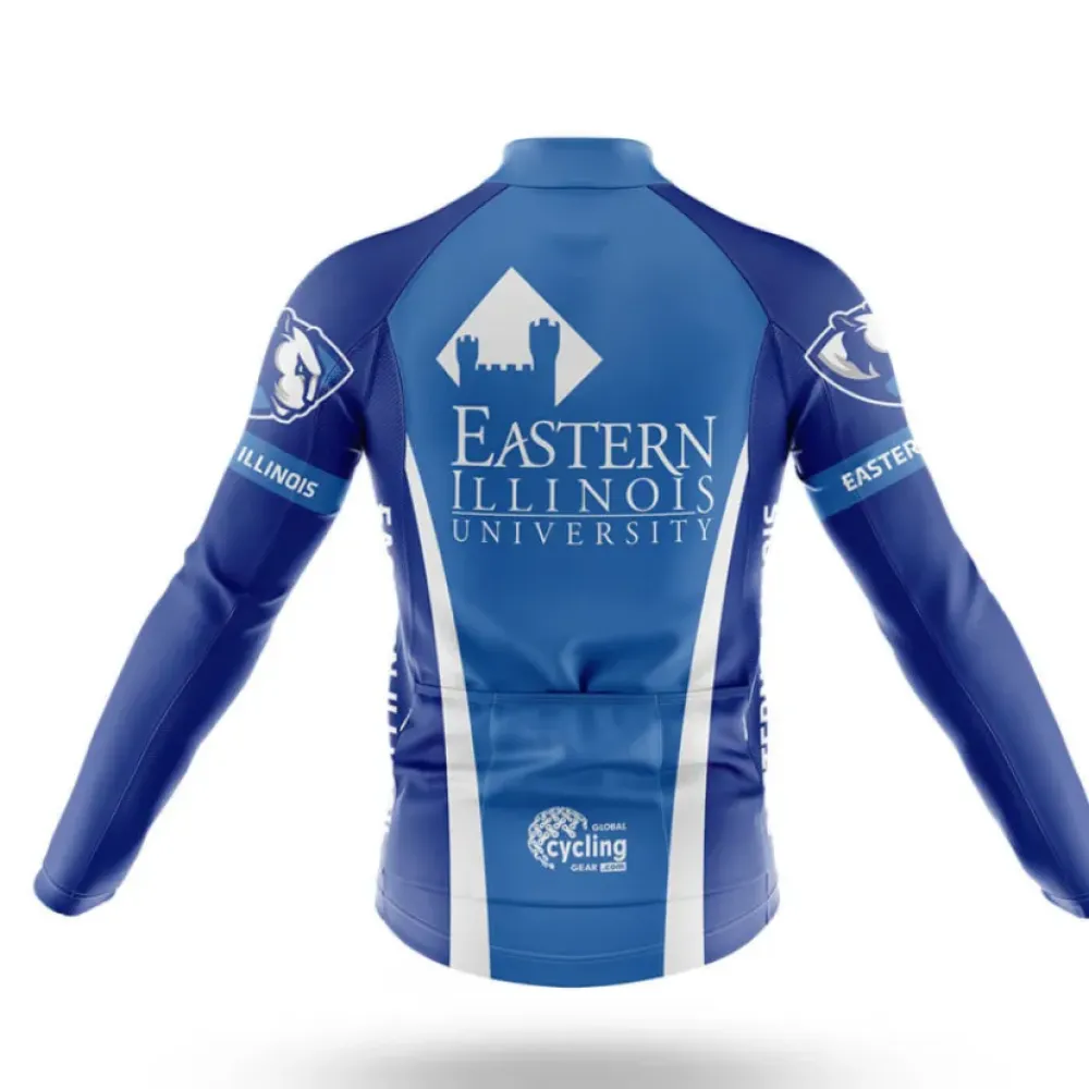 Eastern Illinois Cycling Bibs Breathable Blue/White/Black