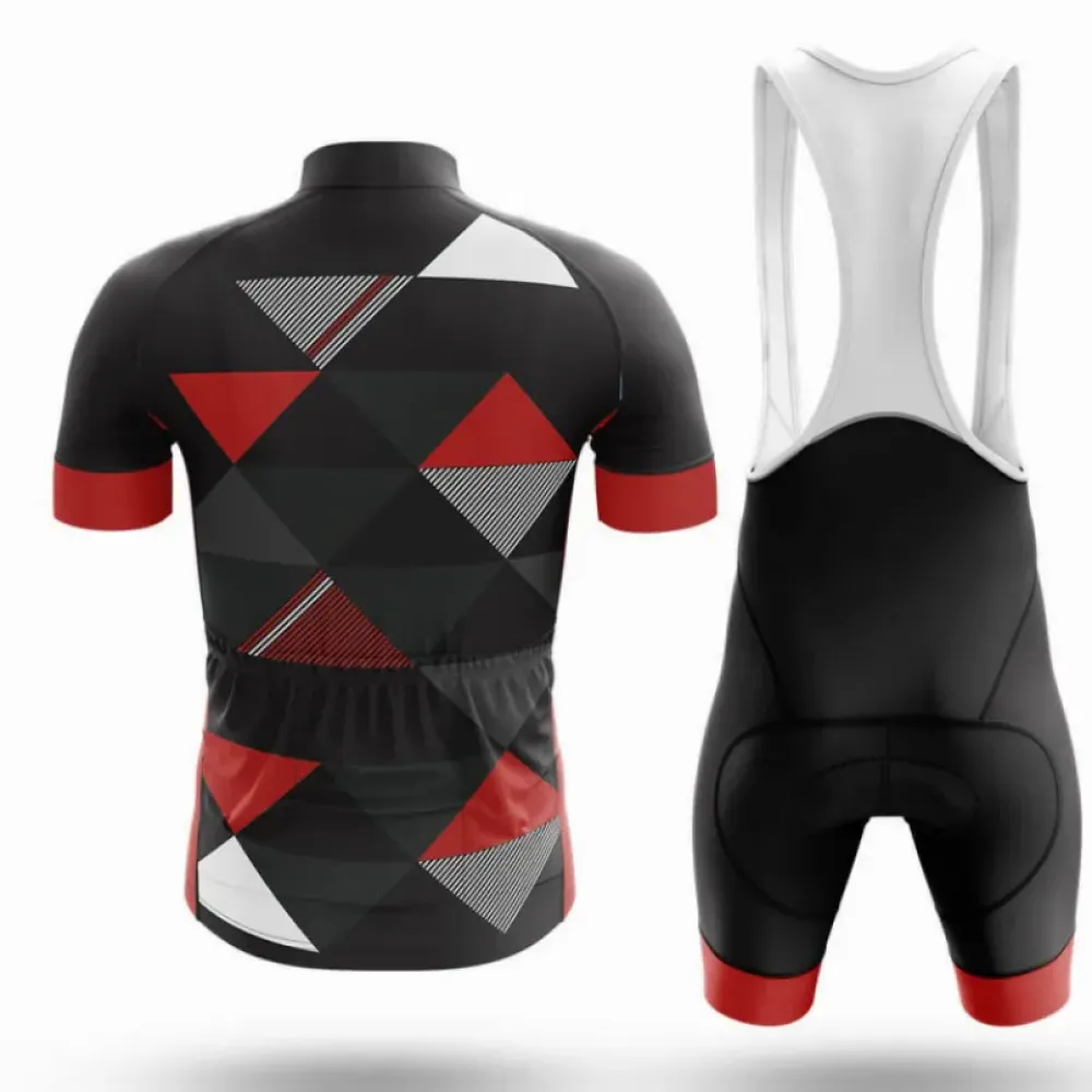 Just Keep Spinning Cycling Jersey Black/Red/White
