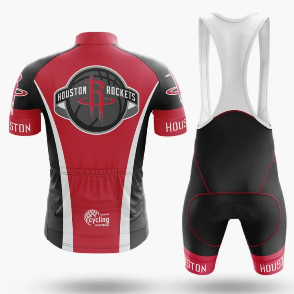 Houston Rockets Cycling Jersey Twin Towers Red/Black/White