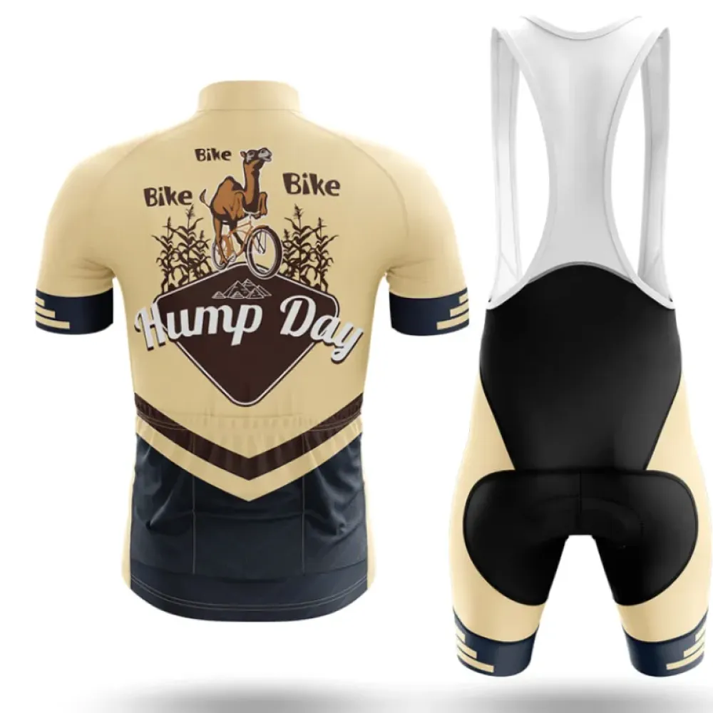 Cycling Gear Hump Day Ride Bibs Black/Gold/White