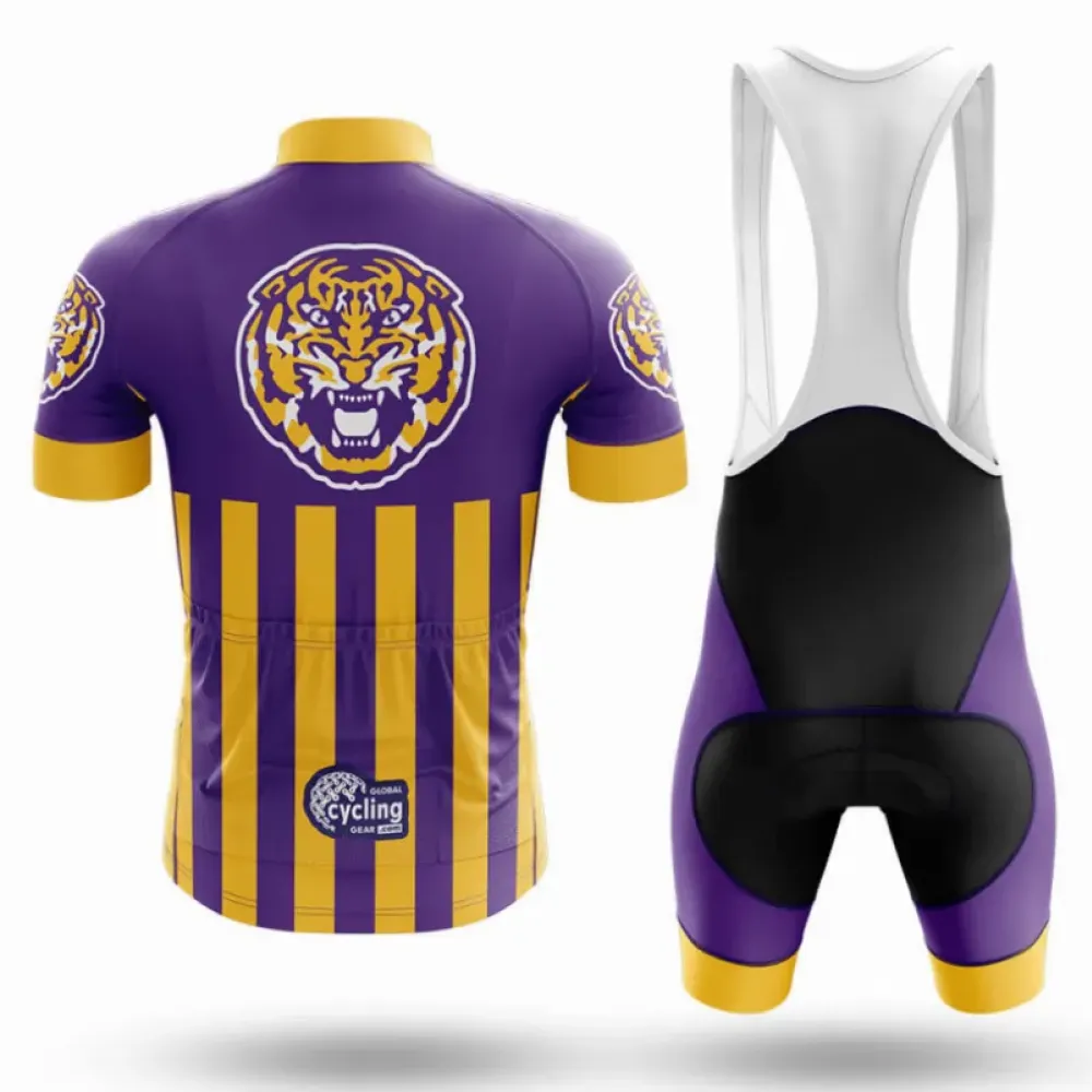 Louisiana State University USA Cycling Jersey Purple/Gold/Yellow