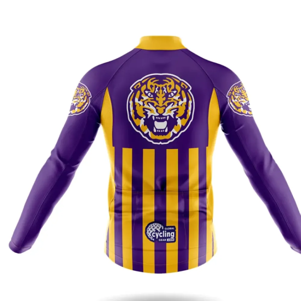 Louisiana State University USA Cycling Jersey Purple/Gold/Yellow