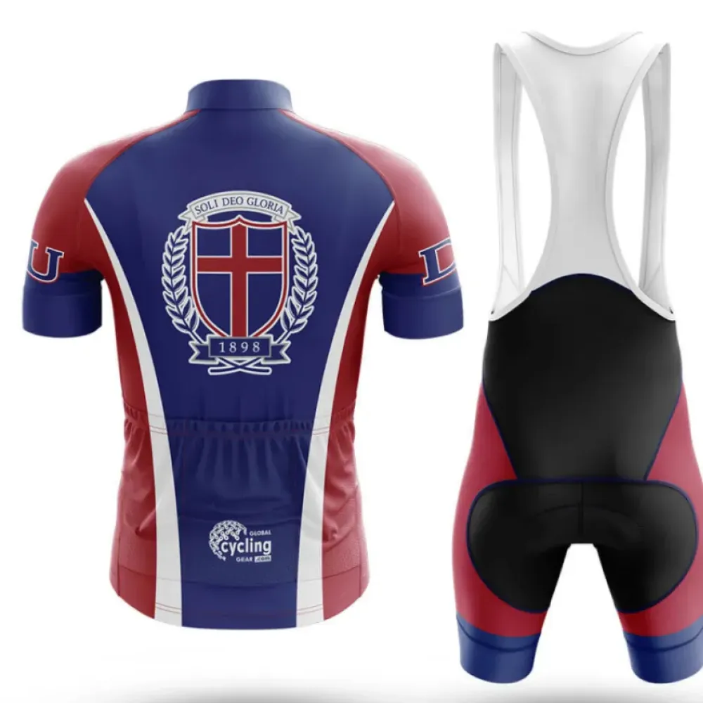 Dallas Baptist University Cycling Kit Full Set Sole Dei Gloria Navy/Red/White