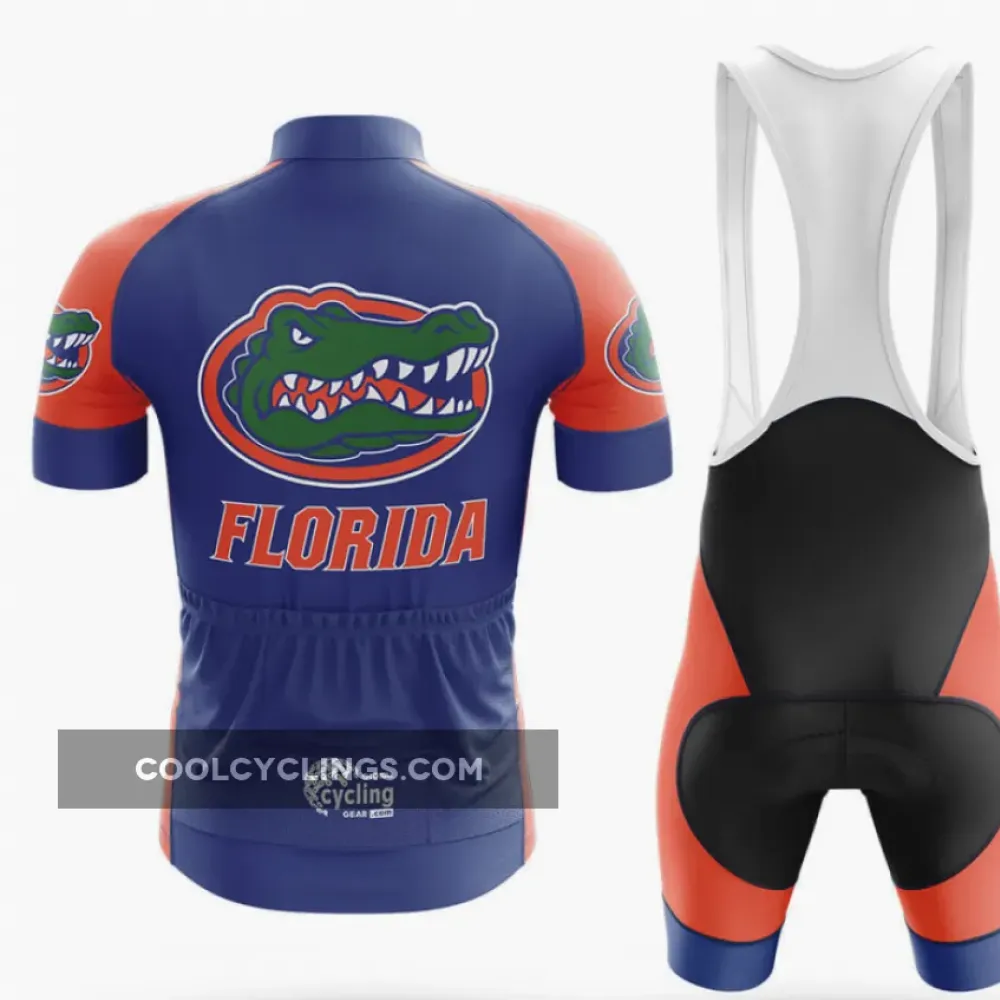 Florida Gators Cycling Kit Full Set Navy/Orange/Green