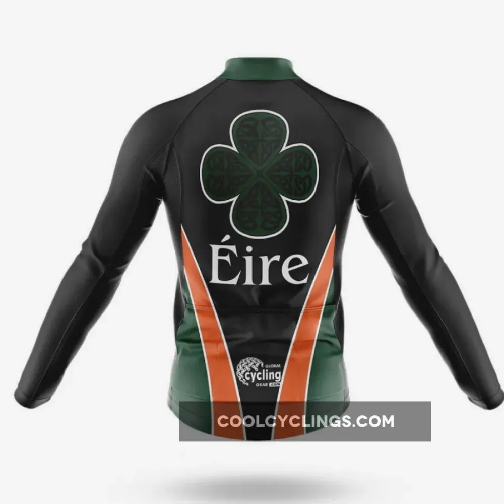 Cycling Bibs Shamrock Eire Comfortable Black/Orange/White