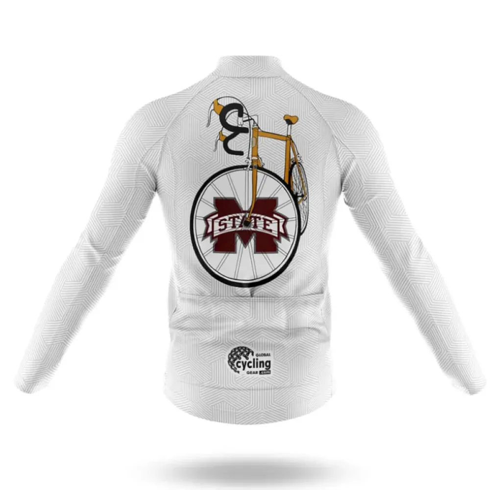 Mississippi State Uni Classic Cycling Kit White/Black/Grey
