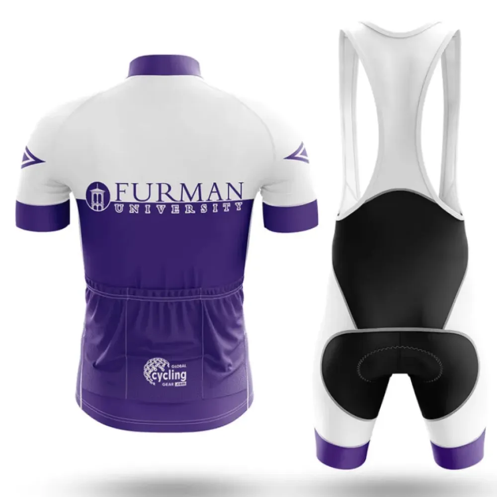 Furman University Cycling Jersey Premium Purple/White/Violet