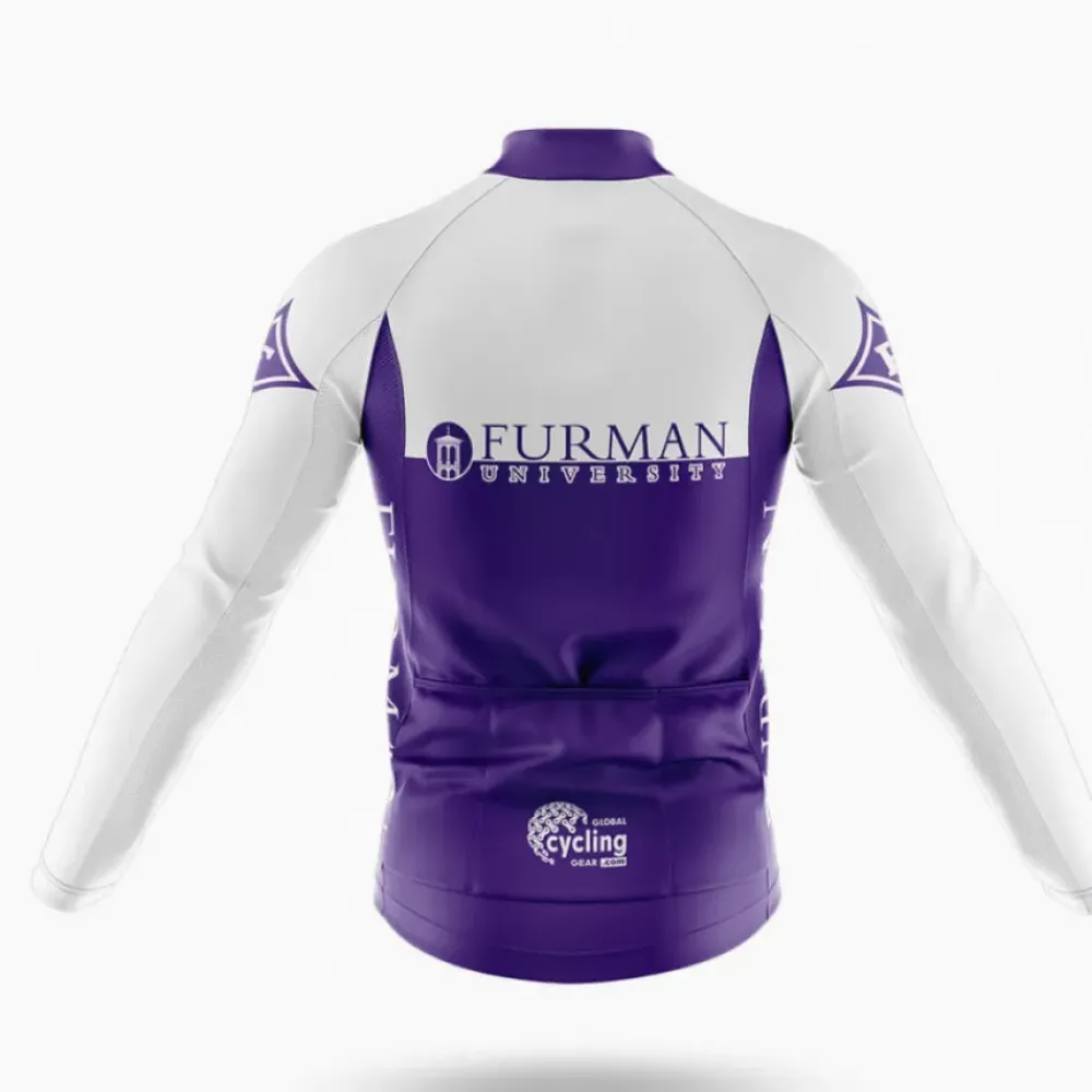 Furman University Cycling Jersey Premium Purple/White/Violet