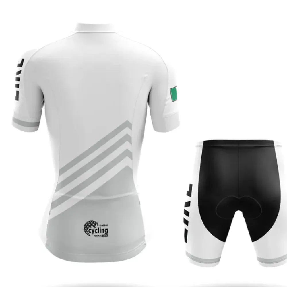 Éire S5 White Women Cycling Kit Full Set