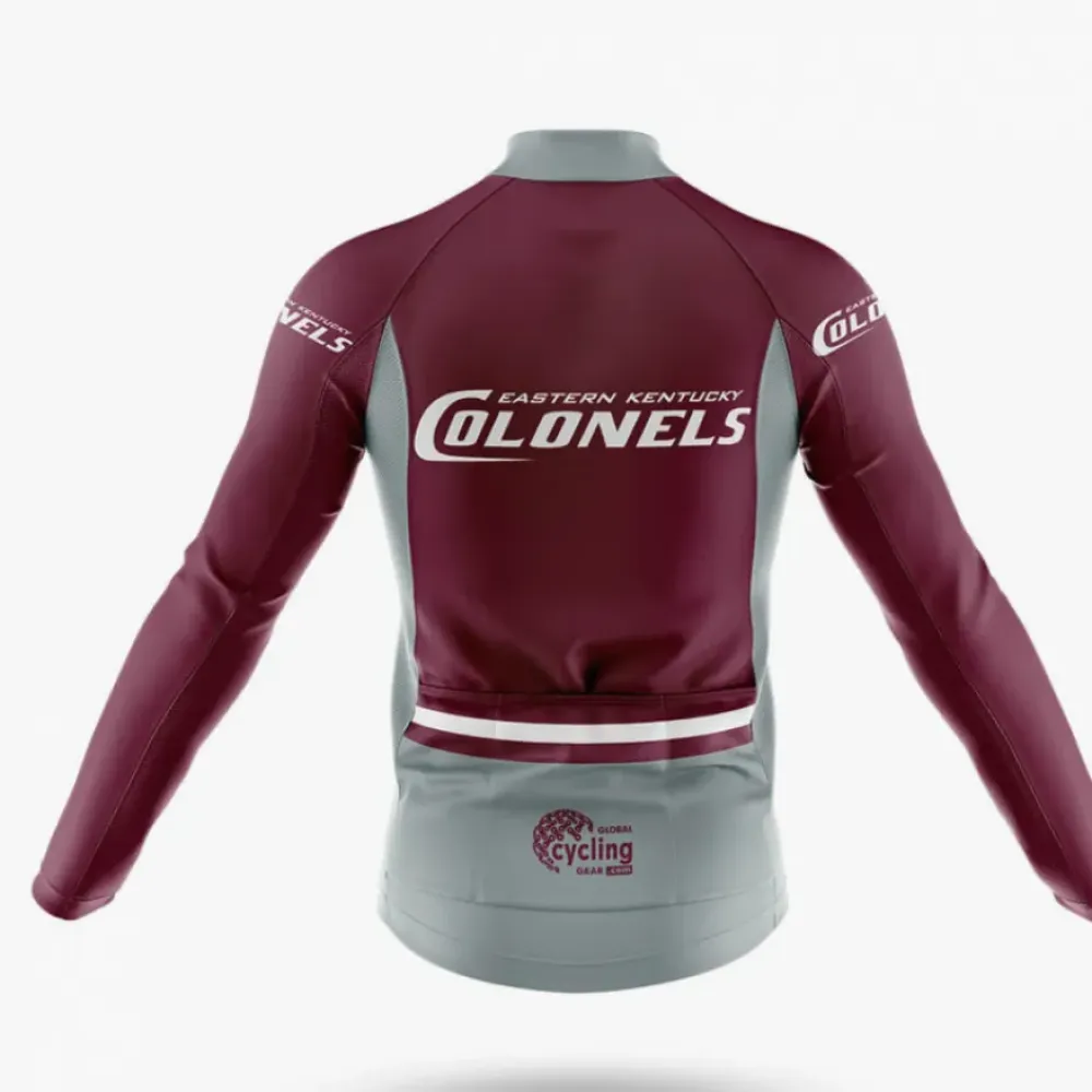 Colonels Cycling Bibs Comfortable Burgundy/White/Grey