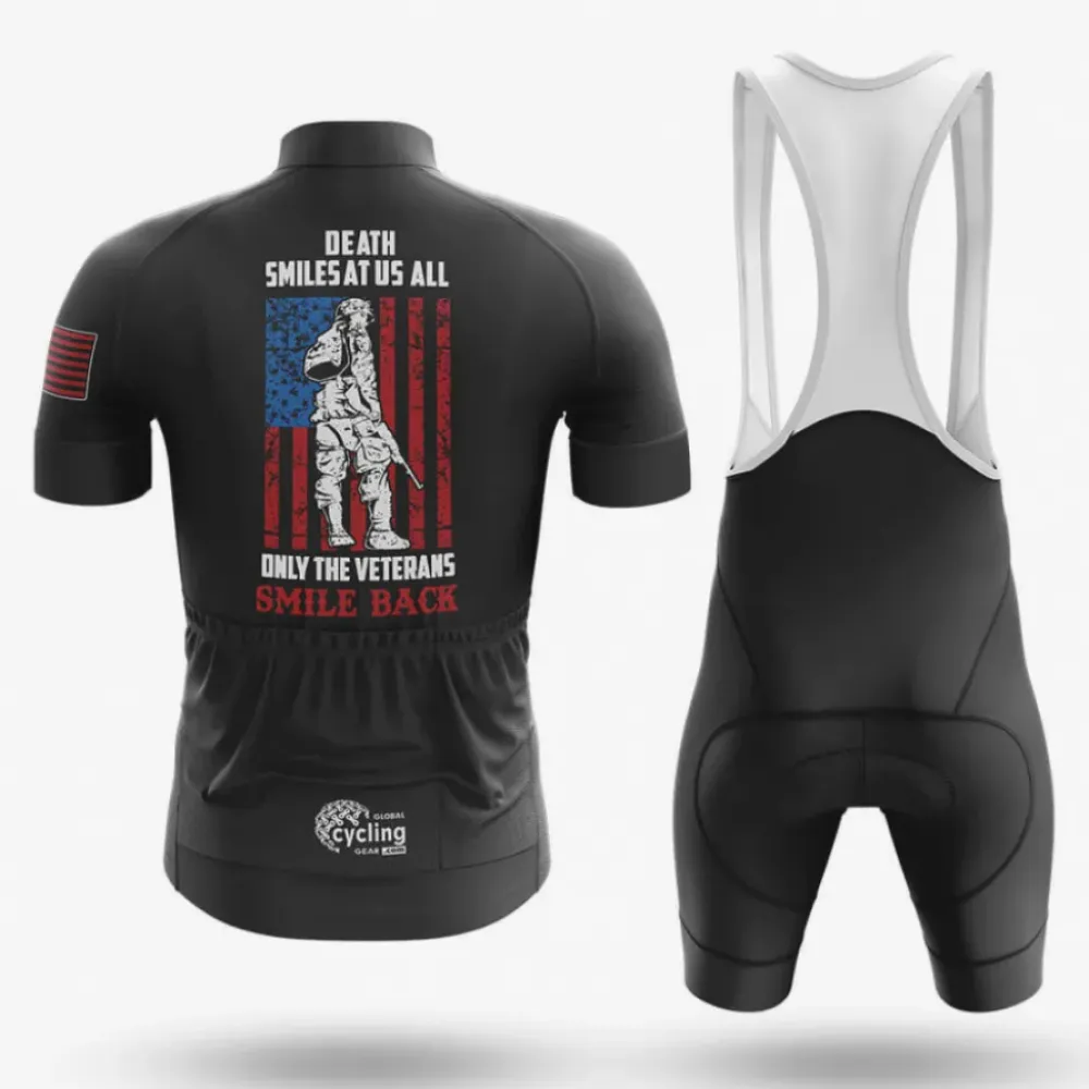 Veterans Smile Back Cycling Kit Black/Red/White