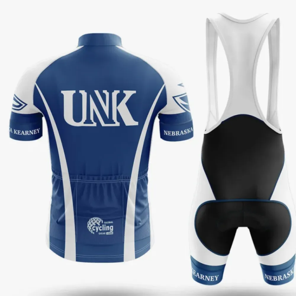University of Nebraska at Kearney Long Sleeve Cycling Jersey Blue/White/Navy