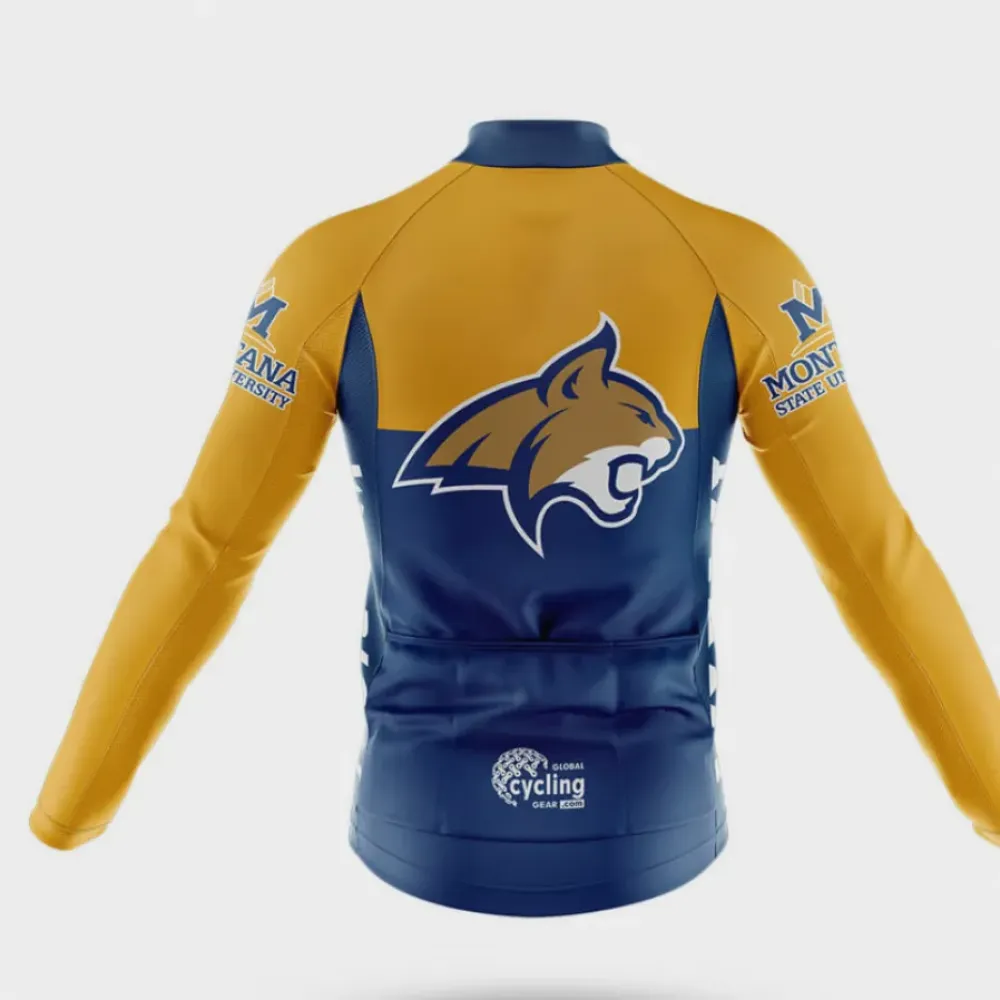 Montana State University Cycling Bibs Ver.2 Comfortable Yellow/Black/White