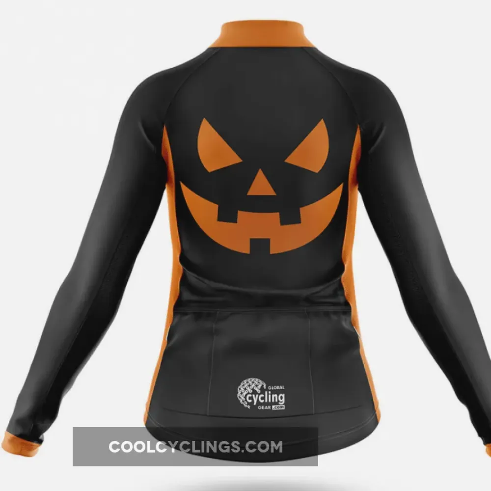 Cycling Shorts Pumpkin Face Black/Orange/Grey