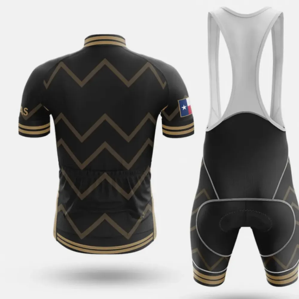 Texas V17 Cycling Kit Gold/Black/White