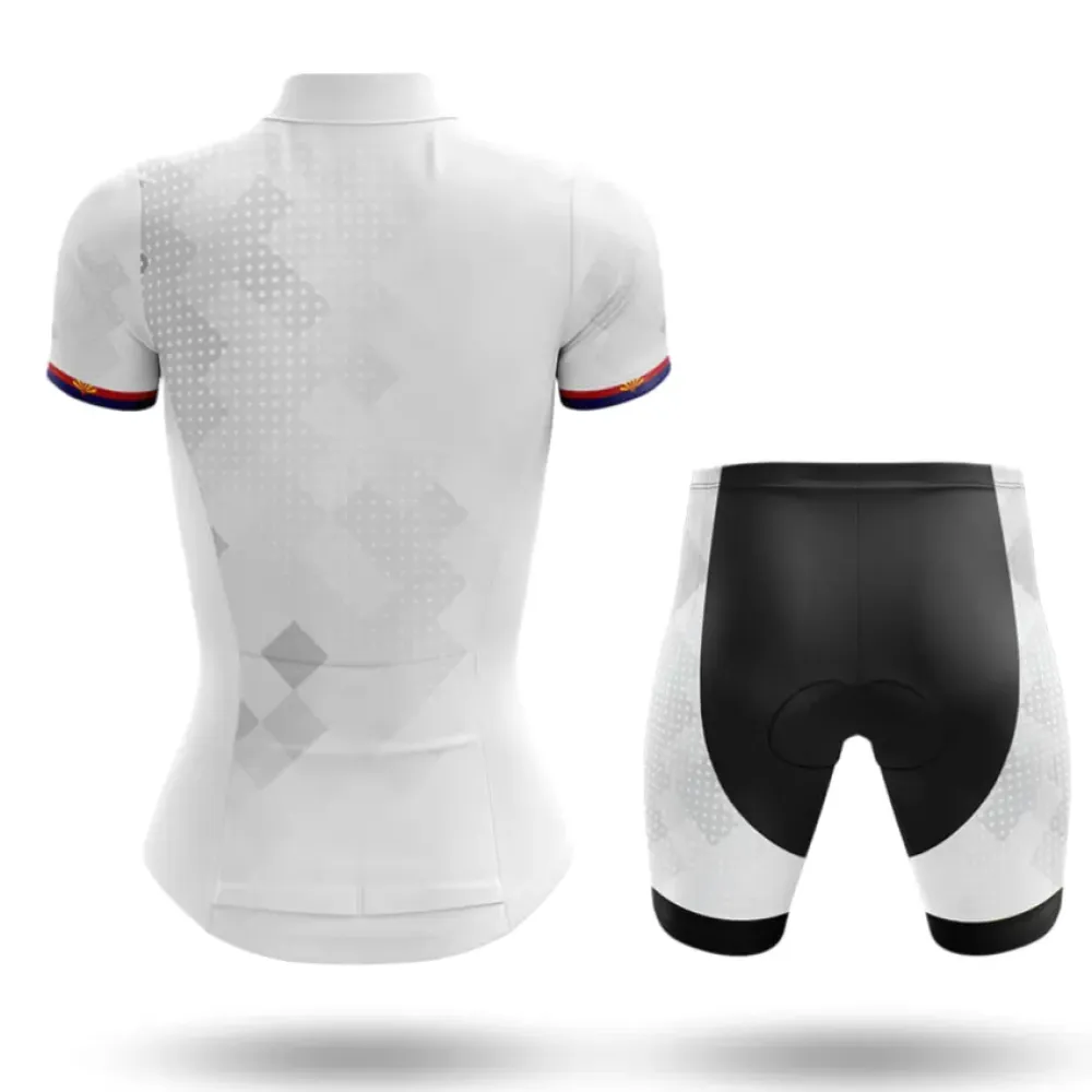 Arizona Women Cycling Shorts Unique Design White/Black/Grey