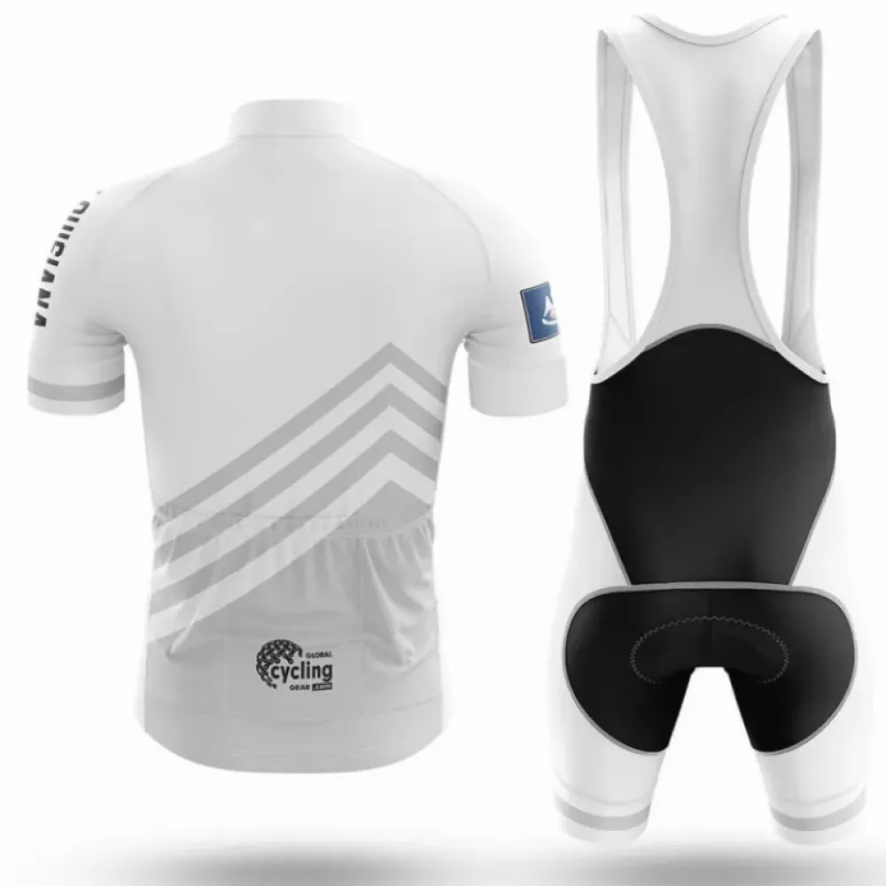 Louisiana S4 Cycling Kit Full Set White/Black/Grey