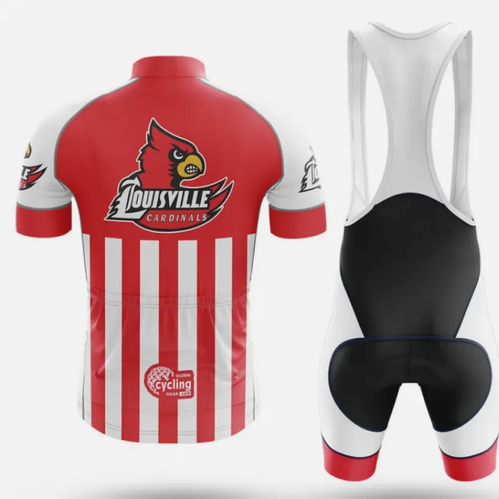 Louisville Cycling Jersey Cardinals Red/White/Black