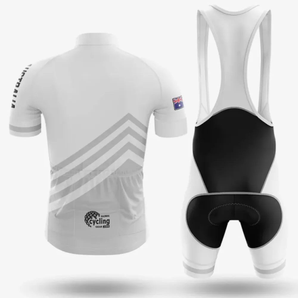 Australia S5 Cycling Bibs White/Black/Grey