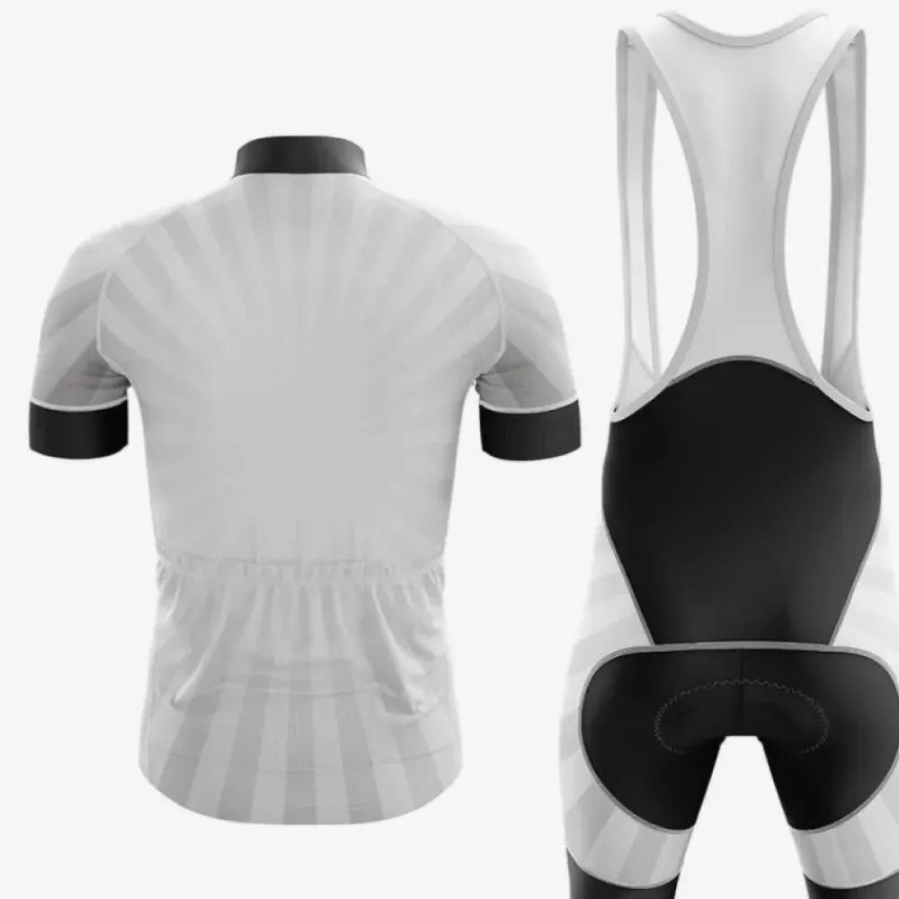 Ride My Bike Bibs Breathable White/Black/Grey