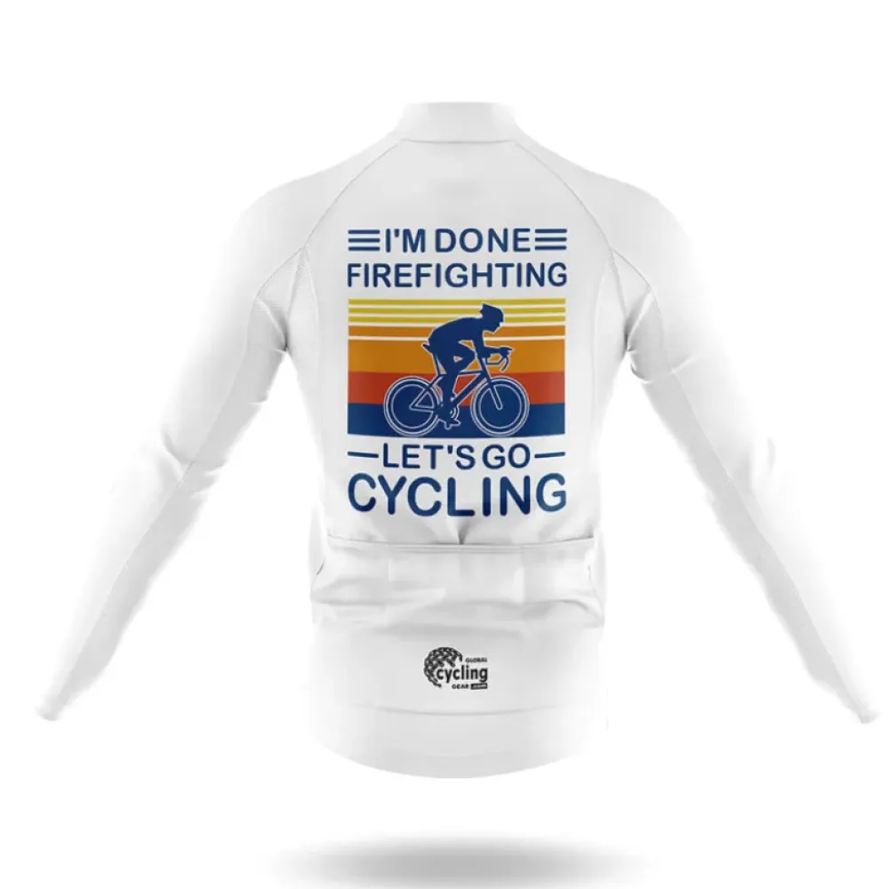 Cycling Kit Done Fighting White/Black/Yellow