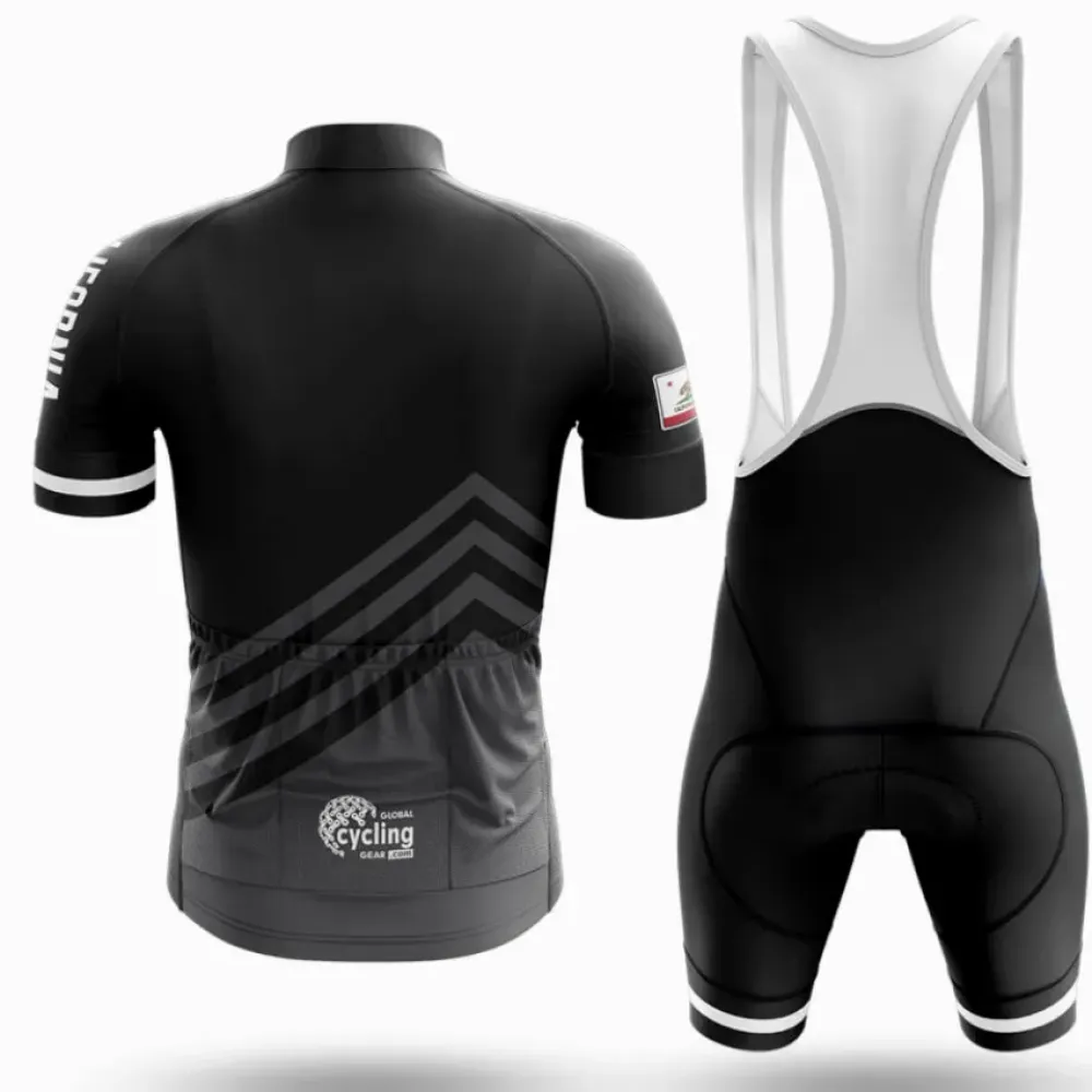 California S4 Cycling Bibs Black/White/Grey