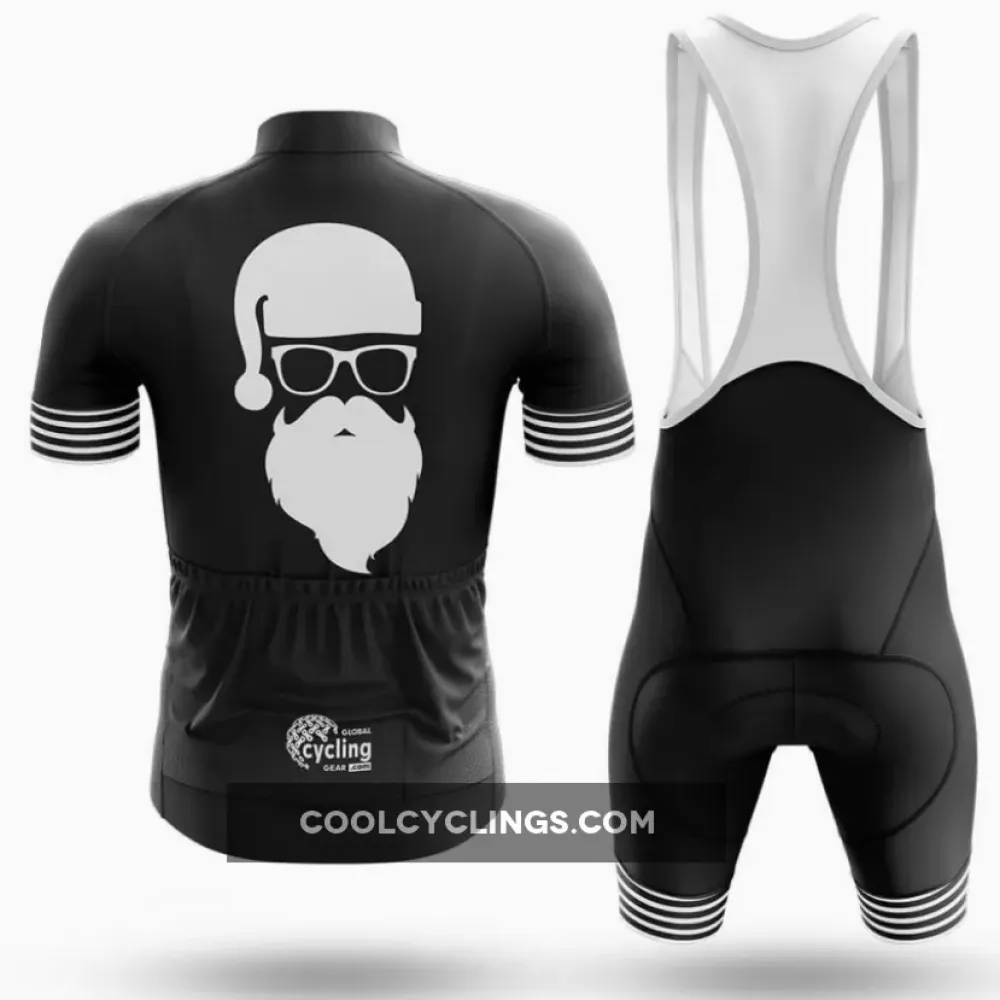 Cycling Bibs Hipster Santa White/Black/Grey
