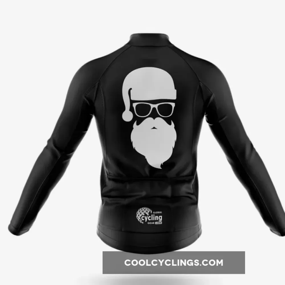 Cycling Bibs Hipster Santa White/Black/Grey