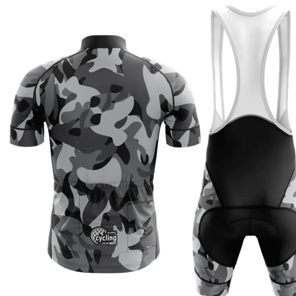 Kona Grey Camo Long Sleeve Cycling Jersey