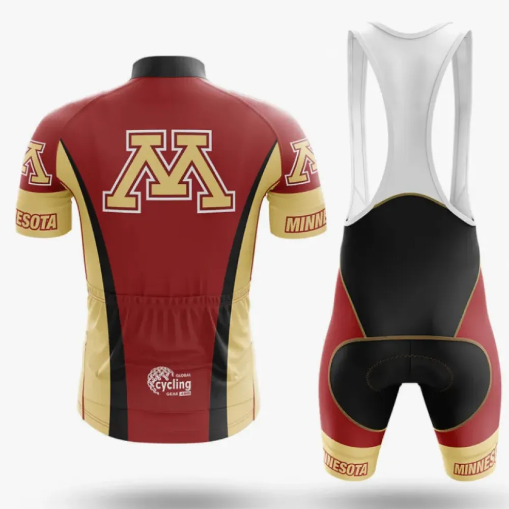 University of Minnesota Cycling Jersey Maroon/Gold/Black