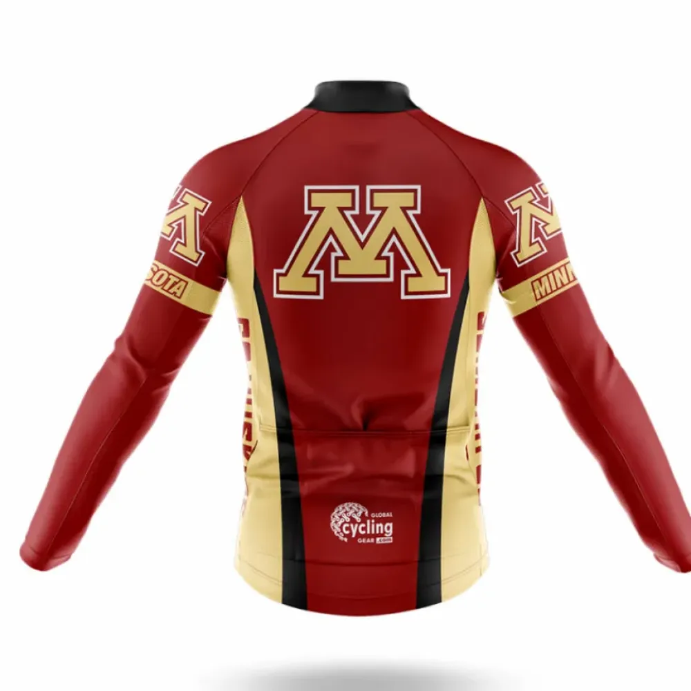 University of Minnesota Cycling Jersey Maroon/Gold/Black