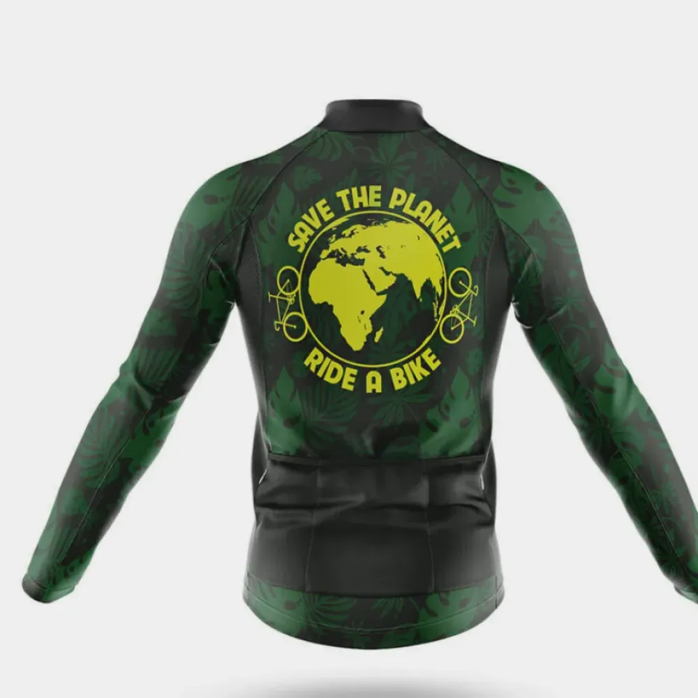 EcoCycle Men's Save the Planet Green/Black/Yellow