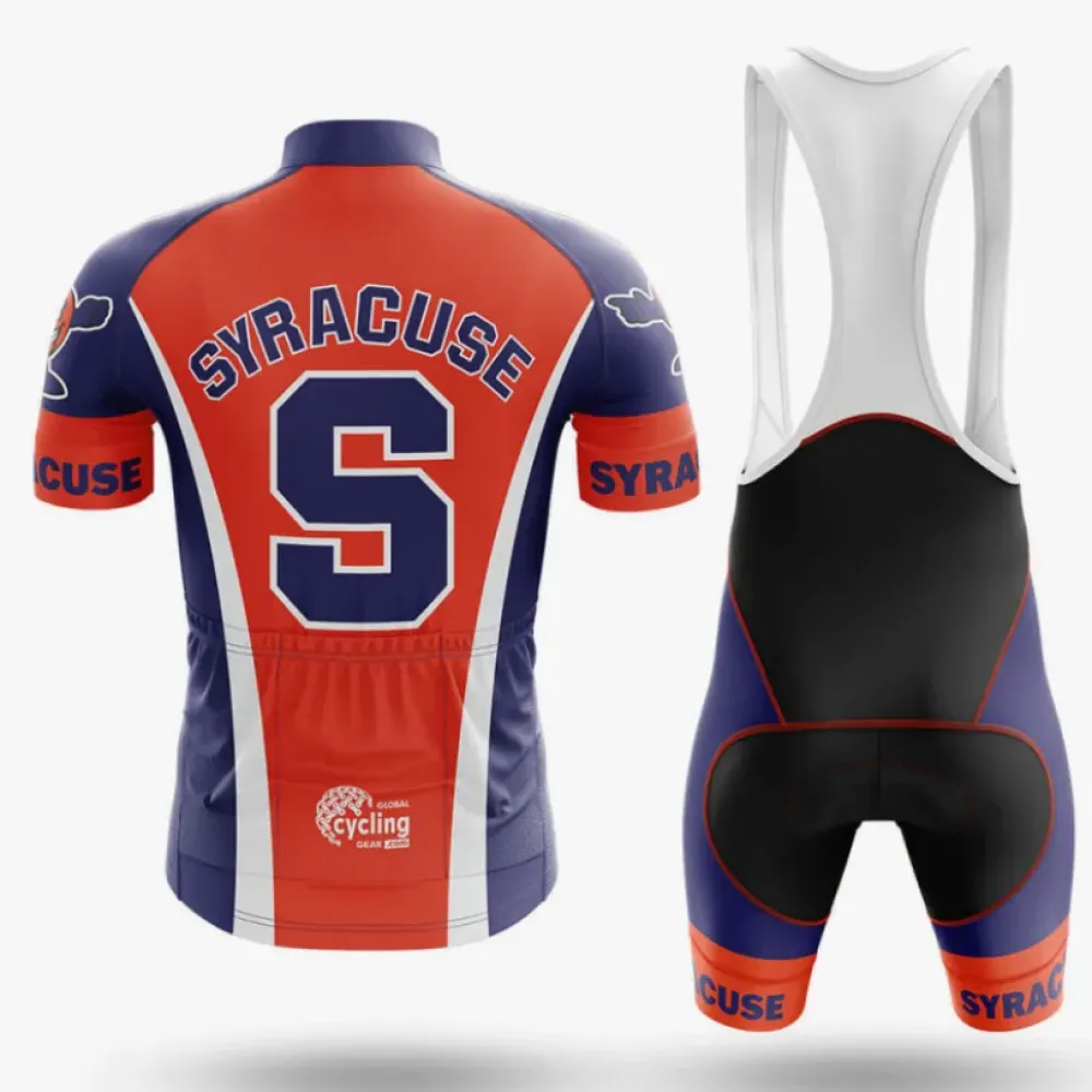 Syracuse University Cycling Kit Full Set Unique Design Navy/Red/White