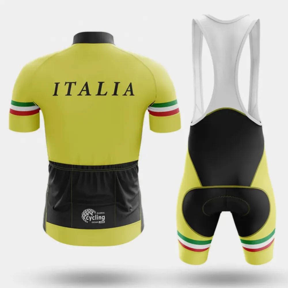 Cycling Italia High Visibility Yellow/Black/Green