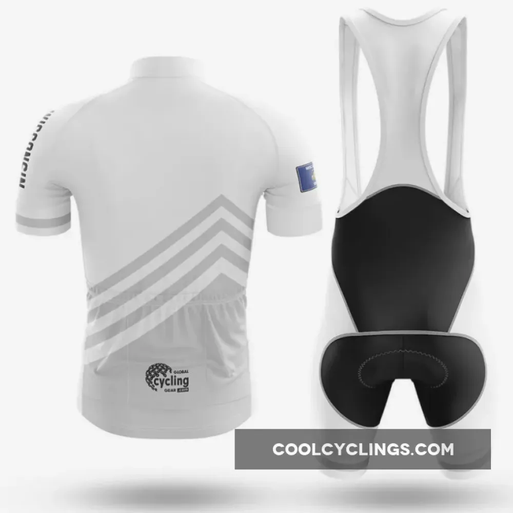 Wisconsin S4 Cycling Kit Full Set White/Black/Grey